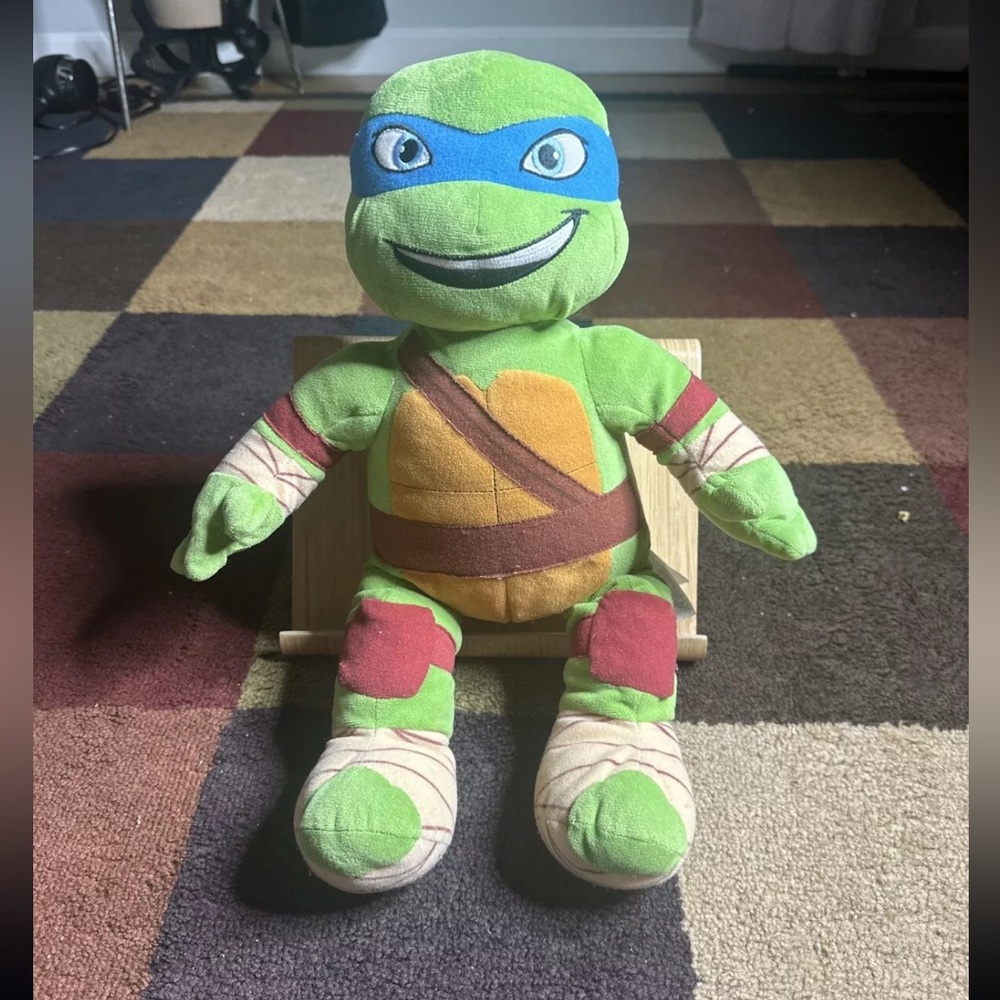 Build a Bear TMNT Teenage Mutant Ninja Turtles Leonardo 18" Plush Plush BAB